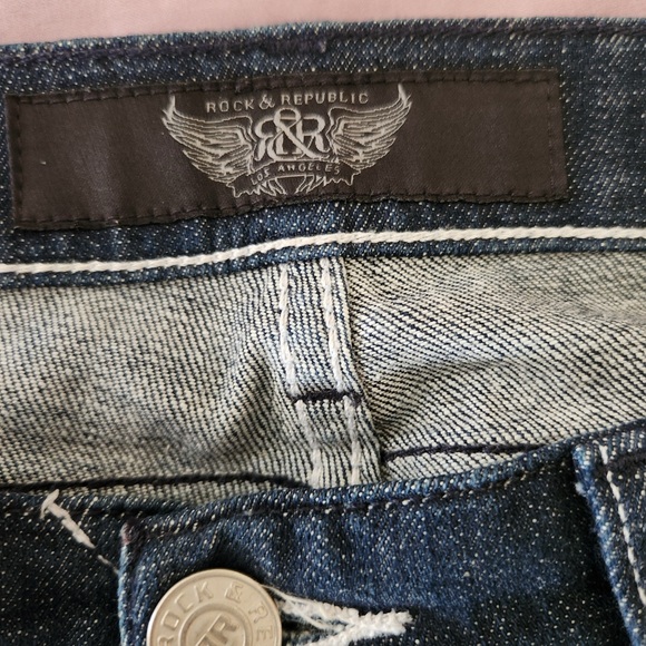 Rock & Republic Kasandra Bootcut Dark Wash Jeans Size 30 - Picture 4 of 13